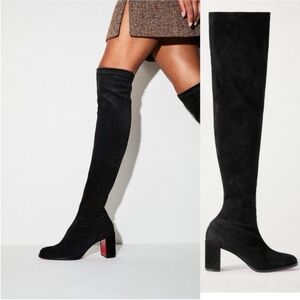 Christian Louboutin Stretchadoxa
70mm suede over the knee boots
RETAIL 2,995